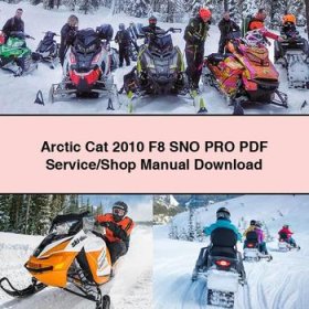Arctic Cat 2010 F8 SNO PRO Service/Shop Manual