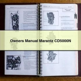 Marantz CD5000N Bedienungsanleitung (PDF)