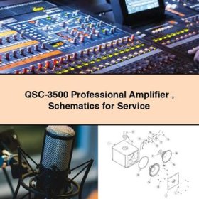 QSC-3500 Professional Amplifier Schematics for Service Repair Manual