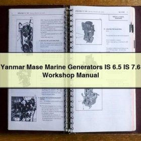 Yanmar Mase Marine Generatoren IS 6.5 IS 7.6 Werkstatt-Handbuch PDF