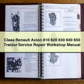 Claas Renault Axion 810-850 Werkstatthandbuch PDF