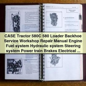 CASE Traktor 580C - Werkstatt-Handbuch