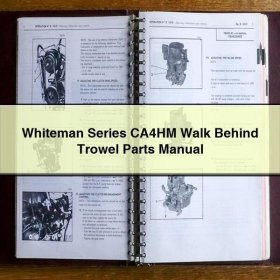 Wartungs- und Ersatzteilkatalog für Whiteman CA4HM Bodenverdichtungsgerät