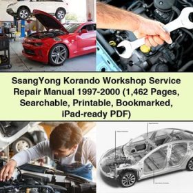 SsangYong Korando Workshop Service Repair Manual 1997-2000 (1 462 Pages Searchable Bookmarked iPad-ready)