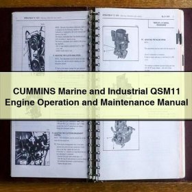 Betriebs- und Wartungshandbuch für Cummins Marine und Industrielle QSM11 Motoren