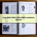 king KN62 KN63 KN64 DME installation Manual
