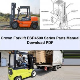 Crown Gabelstapler ESR4500 - Teilehandbuch (PDF)