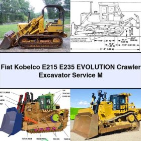 Fiat Kobelco E215 E235 EVOLUTION Raupenbagger Service
