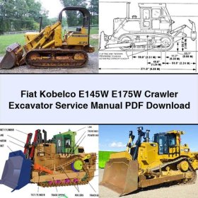 Fiat Kobelco E145W / E175W Raupenbagger Servicehandbuch