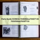 Parts Guide KONICA 7040/Sitios7040/7140 7033/Sitios7033/7133