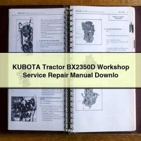 Kubota BX2350D Werkstatt Handbuch