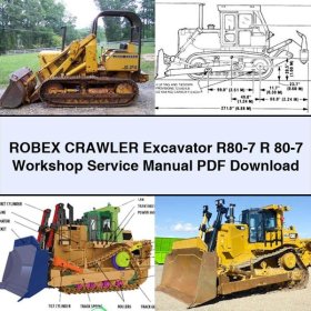 RODEX Raupenbagger R80-7 Werkstatt-Handbuch