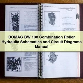 BOMAG BW 138 Kombinationswalzen Hydraulik Schema und Schaltpläne Handbuch PDF Download