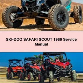 Ski-Doo Safari Scout 1986 Service Handbuch (PDF)