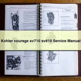 Kohler Courage SV710/SV810 Servicehandbuch