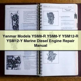 Yanmar YSM8-R/Y & YSM12-R/Y Marine Dieselmotoren Reparaturhandbuch