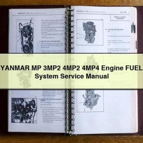 YANMAR MP 3MP2 4MP2 4MP4 Motoren - Reparaturhandbuch Kraftstoffsystem