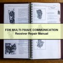 FDK MULTI-750A/E COMMUNICATION Receiver Repair Manual