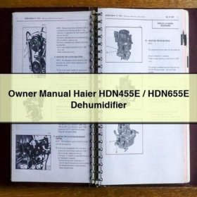 Bedienungsanleitung Haier HDN455E / HDN655E Luftentfeuchter PDF Download