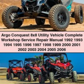 Argo Conquest 8x8 Werkstatt-Handbuch 1992-2006 (PDF)