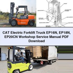 CAT Elektro-Gabelstapler EP16N EP18N EP20CN Werkstatt-Service-Handbuch