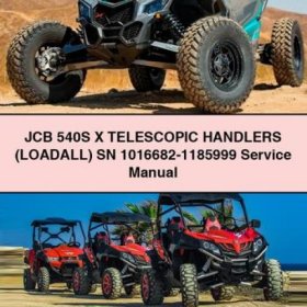 JCB 540S X Teleskoplader (Loadall) Servicehandbuch PDF Download