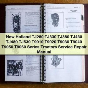 Reparaturhandbuch für New Holland Traktoren der Serien TJ280, TJ330, TJ380, TJ430, TJ480, TJ530, T9010, T9020, T9030, T9040, T9050, T9060