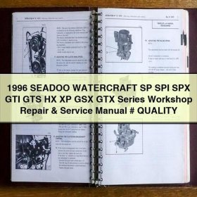 Reparatur- und Servicehandbuch für Sea-Doo Wasserfahrzeuge 1996
