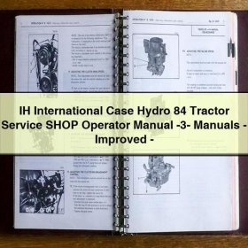 IH International Case Hydro 84 Traktor Bedienungsanleitung