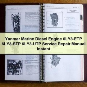 Yanmar Marine Dieselmotoren 6LY3-ETP, 6LY3-STP, 6LY3-UTP: Service- und Reparaturhandbuch (PDF-Download)