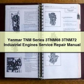 Yanmar TNM-Serie 3TNM68 & 3TNM72 Industriemotoren: Service- und Reparaturhandbuch