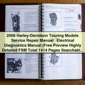 Harley-Davidson Touring Modelle Service- und Reparaturhandbuch 2006