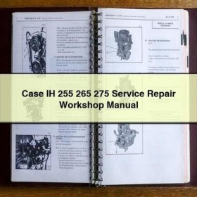 Case IH 255/265/275 Werkstatt-Handbuch PDF Download