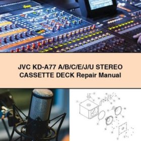 JVC KD-A77 Stereo-Kassettendeck Reparaturhandbuch (PDF)