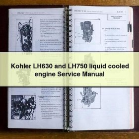 Kohler LH630 & LH750 Flüssigkeitsgekühlte Motoren – Service- und Reparaturhandbuch