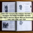 1994-1997 Yamaha WaveRaider RA700S T RA700AT RA700BU RA700BV RA760U RA1100T U Service Repair Manual 1994 1995 1996 1997
