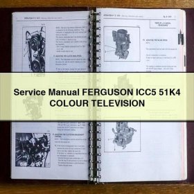 Service Repair Manual FERGUSON ICC5 51K4 COLOUR TELEVISION