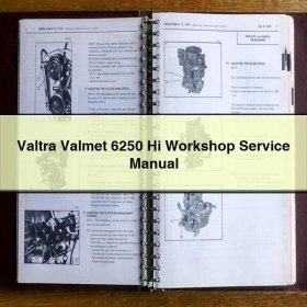 Valtra Valmet 6250 Hi - Werkstatt-Service-Reparaturhandbuch