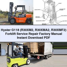 Hyster G118 (R30XM2, R30XMA2, R30XMF2) - Werkstatthandbuch