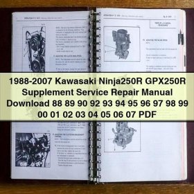 1988-2007 Kawasaki Ninja250R GPX250R Supplement Service Repair Manual 88 89 90 92 93 94 95 96 97 98 99 00 01 02 03 04 05 06 07