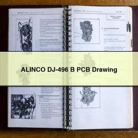 ALINCO DJ-496 B PCB Drawing