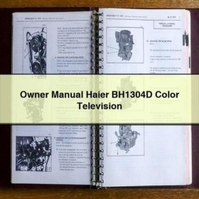 Haier BH1304D Farbfernseher Bedienungsanleitung (PDF)