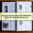 Sylvania Emerson Magnavox MSD520FE Color TV/DVD Service Repair Manual