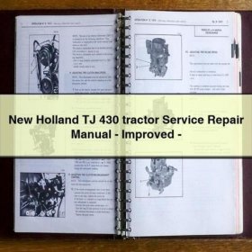 New Holland TJ 430 Traktor - Werkstatthandbuch - Verbessert - PDF Download