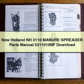 New Holland NH 3110 Gülleverstreicher Teilehandbuch 5311010NF