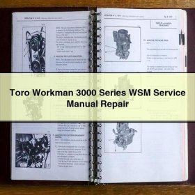 Toro Workman 3000 Serie WSM Servicehandbuch