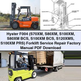 ## Hyster F004 Gabelstapler: Werkstatthandbuch für Wartung und Reparatur