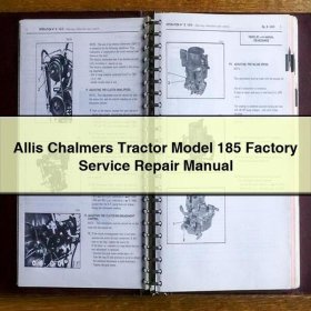 Allis Chalmers Traktor Modell 185 Werkstatthandbuch