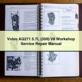 Volvo AQ271 5.7L (350) V8 Werkstatt-Handbuch