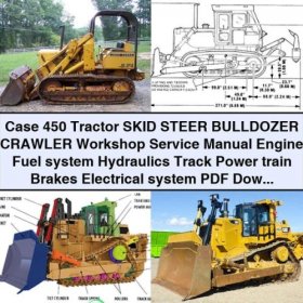 Case 450 Traktor Werkstatt-Handbuch: Motor, Kraftstoffsystem, Hydraulik, Fahrwerk, Bremsen, Elektrik (PDF)